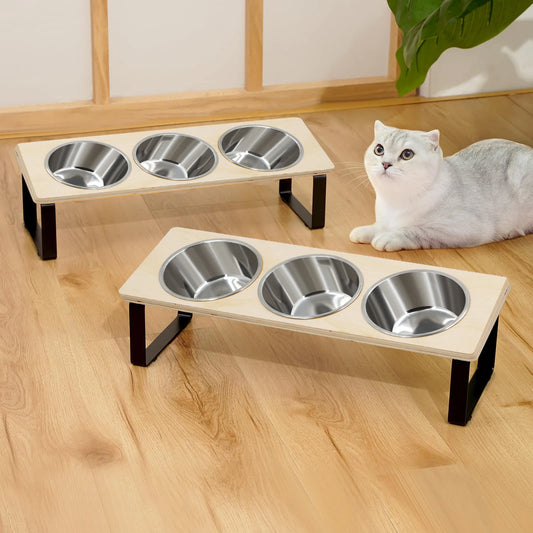 Steel Bowls with Stand